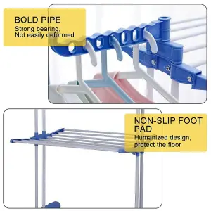 Alivio Large 4 Tier Folding Airer Dryer Rack for Indoor/Outdoor Use