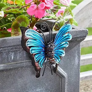 Butterfly Pot Hanger Garden Ornament Decoration Outdoor Indoor