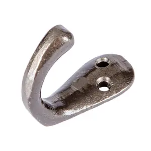 Hammer & Tongs - Single Robe Hook - W20mm x H45mm - Raw