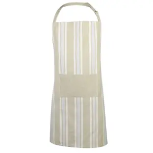 Vintage Style Millstone Blue Stripe Adult Barbecue Apron