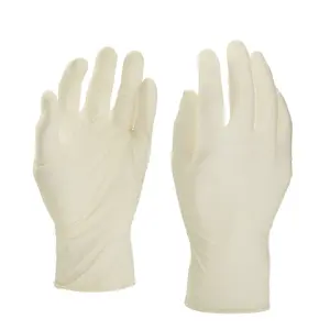 Latex Disposable gloves Medium, Pack of 100