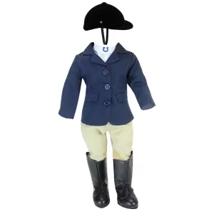 Sophia's by Teamson Kids Complete Equestrian Set for 18" Dolls, Navy