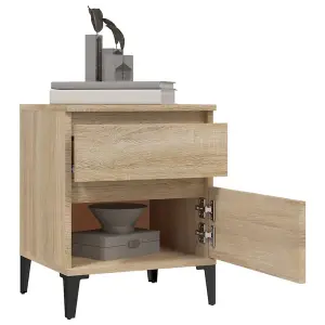 Berkfield Bedside Cabinets 2 pcs Sonoma Oak 40x35x50 cm