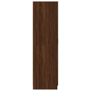 Wardrobe Brown Oak 80x50x180 cm Engineered Wood