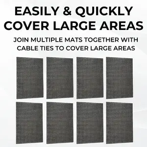 Grass Mat - Heavy Duty Rubber - Mud Protection Mat - 150cm x 100cm x 16mm