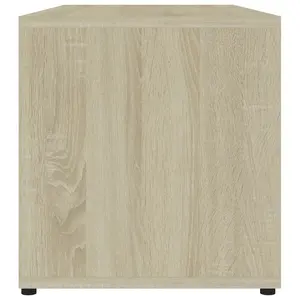 Berkfield TV Cabinet Sonoma Oak 80x34x36 cm Engineered Wood