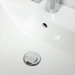 Forge Square Design Basin & Pedestal Bathroom Sink with Anti Bacterial Glaze