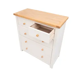 Maggiori 5 Drawer Chest of Drawers Wood Knob