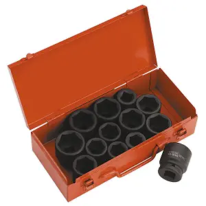 Sealey Impact Socket Set 13pc 3/4"Sq Drive Metric/Imperial AK686