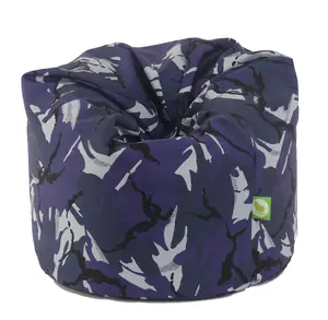 Cotton Blue Urban Camo Bean Bag Large Size