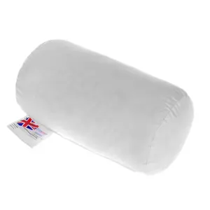 Homescapes Duck Feather Bolster Cushion - Luxury Filler and Inserts for Comfort 30 x 18 cm (12 x 7")