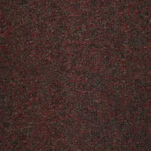 Cut Pile Heavy Duty Carpet Tiles(50X50cm)Flooring Red. Latex pre coat Backing Contract, Office, Shop, Hotel. 20 tiles (5SQM)