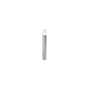 Luminosa Pulsar 1 Light Outdoor Bollard Grey IP44, E27