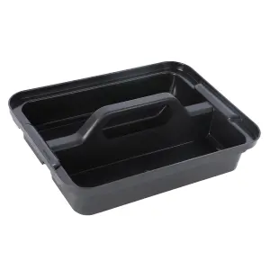 Ezy Storage Bunker tough Grey Insert tray with 2 compartments