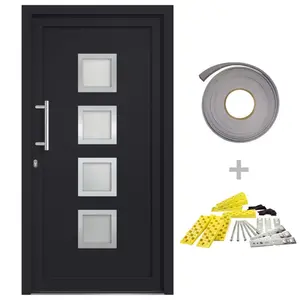 Efimenko Front Door Anthracite / Left Handing / 200cm H x 98cm W x 7cm D