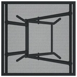 Berkfield Folding Garden Table Anthracite 50x50x72 cm Steel Mesh