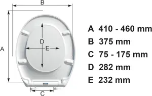 Bemis Arona Top Fix Slow Close Quick Release Toilet Seat