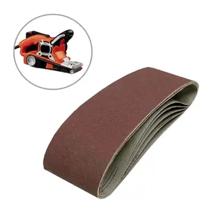 10 x Sanding Belts 40 Grit Grade, 75 x 457mm for Wood & Metal Power Sanders