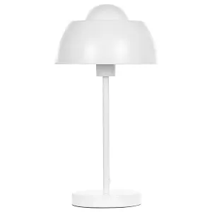 Metal Table Lamp White SENETTE