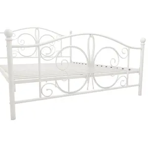 Kourtney Platform Bed White / Kingsize (5')