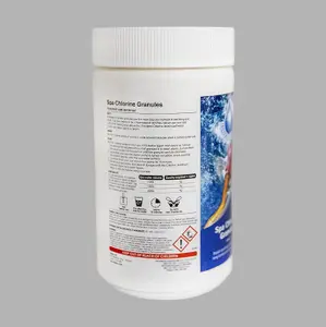 BLUE SPARKLE 1 Kg Chlorine Granules Water Treatment for Rapid Disinfecting and Cleaning of Hot Tub Spa and Swimming Pool