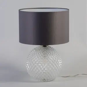 Litecraft Pina Clear Light Up Base Table Lamp