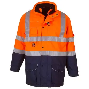 Yoko Unisex Adult Hi-Vis 7 in 1 Safety Jacket