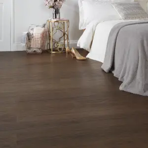 GoodHome Poprock Wood effect Self-adhesive Vinyl plank, 0.97m²