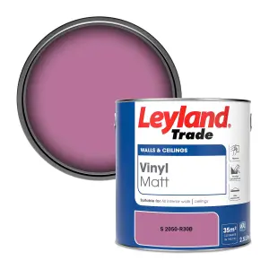 Leyland Trade Vinyl Matt Walls & Ceilings Emulsion Paint (S 2050-R30B) 2.5L