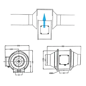 AirTech-UK Inline Bathroom Extractor Fan Kit Run on Timer 4 inches 100mm Powerful Quiet Damp Control  Loft Ceiling Mounted