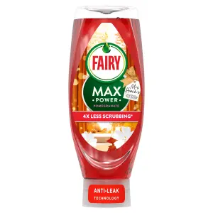 Fairy Max Power Mrs Hinch's Pomegranate Kitchen Dishes Washing liquid, 640ml