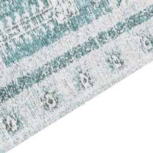 Cotton Area Rug 200 x 300 cm Mint Green FULLA