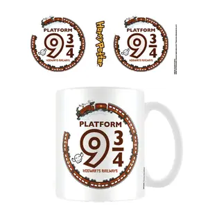 Harry Potter Chibi Platform 9 3/4 Mug White (One Size)