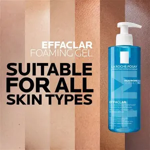 La Roche-Posay Effaclar Purifying Foaming Gel Cleanser For Oily, Blemish-Prone Skin 400Ml