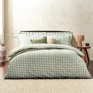 Yard Barton Check Reversible Duvet Set