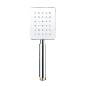 Square Chrome Finish Handset Shower Handset For Bath Mixer Tap Square