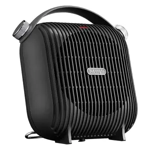 Delonghi HFS30C24, Capsule Hobby Fan Heater, 2400 Watt, Black