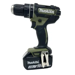 Makita DHP482SFO2 18v LXT 2 Speed Cordless Combi Drill Olive + 2x3ah Battery +