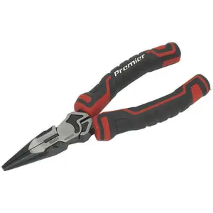 160mm Long Nose Pliers - High Leverage - Serrated Jaws - Corrosion Resistant