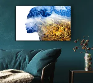 Woman Of The Sea Canvas Print Wall Art - Medium 20 x 32 Inches