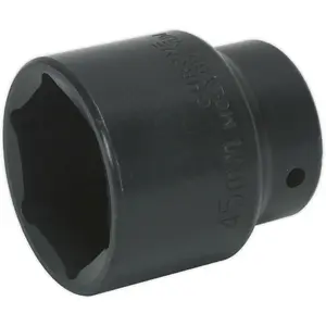 45mm Forged Impact Socket - Heavy Duty 3/4" Drive Tool for Professionals and DIY Enthusiasts