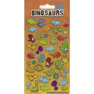 Paper Projects Reusable Dinosaurs Stickers Multicoloured (One Size)