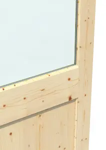 Green & Taylor 2XG Solid Pine Clear Single Glass External Door