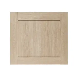 GoodHome Alpinia Matt light oak effect Shaker Appliance Cabinet door (W)600mm (H)543mm (T)18mm