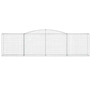 Atis Silver Metal Fence Panels 120cm H x 400cm W x 50cm D