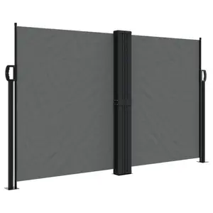 Retractable Side Awning Anthracite / 140" H x 1000" W