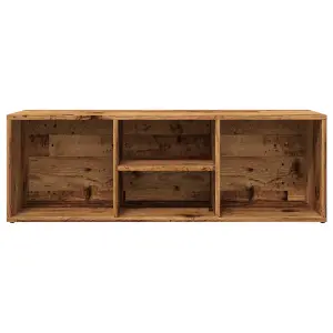 Berkfield Shoe Storage Bench Old Wood 105x35x35 cm Engineered Wood