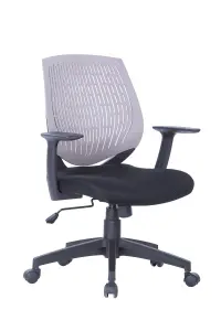 Malibu office chair in grey / black