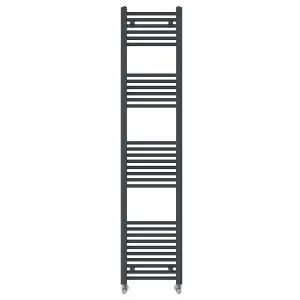 Right Radiators 1800x400 mm Straight Heated Towel Rail Radiator Bathroom Ladder Warmer Anthracite