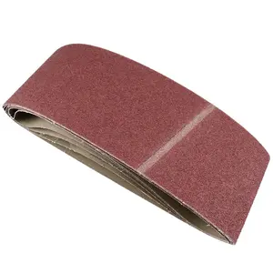 Belt Power Finger File Sander Abrasive Sanding Belts 610mm x 100mm 80 Grit 10 PK